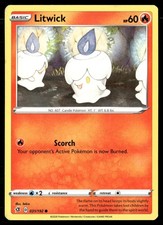 Litwick Normal Common SWSH02: Rebel Clash 031/192 LP