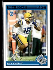 2024 Score Mekhi Wingo #372 Rookie