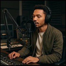 USB Streaming Podcast Microphone Kit Studio Cardioid Condenser Computer PC Mic