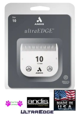 Dog Pet Grooming Andis Ultra Edge 10 Blade*Fit AG,AGC,DBLC Oster A5 A6 Clippers
