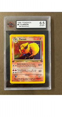 Flareon Shadowless First Edition, Base Set (KSA 6.5 zertifiziert - Near Mint)