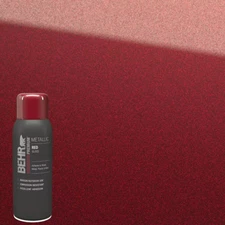 BEHR PREMIUM Metallic Red Gloss Interior/Exterior Spray Paint & Primer - 12 oz.