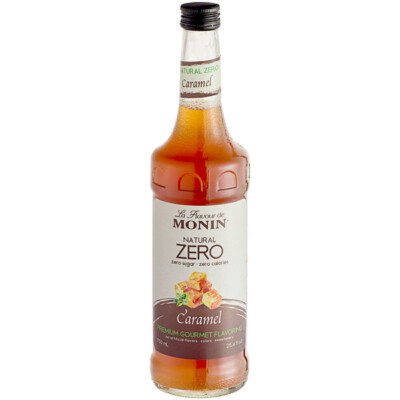 Monin Zero Calorie Natural Caramel Flavoring Syrup 544SYPAD009B