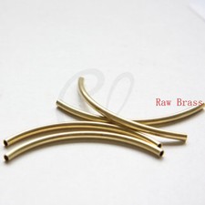 10 Pieces Raw Brass Tube 3x60mm with ID 2.5mm 309C