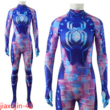 Spider-Woman Jumpsuit Spider-Byte Bodysuit Cosplay Costume Halloween Adult Kids