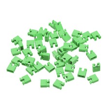 50pcs 2.54mm Pin Header Jumper Cap Short Circuit Connection Cap Green