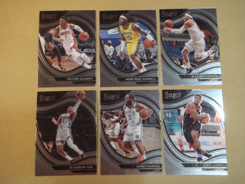 (27) 2020-21 Select Luka Doncic/LeBron James/Stephen Curry Courtside SP Lots - Picture 3 of 6