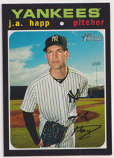 2020 Topps Heritage #47 JA Happ New York Yankees