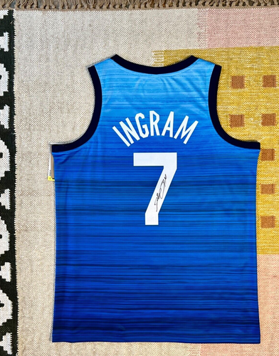 Brandon Ingram Signed Autograph Team USA Jersey New Orleans Pelicans NBA Lakers - Picture 3 of 5