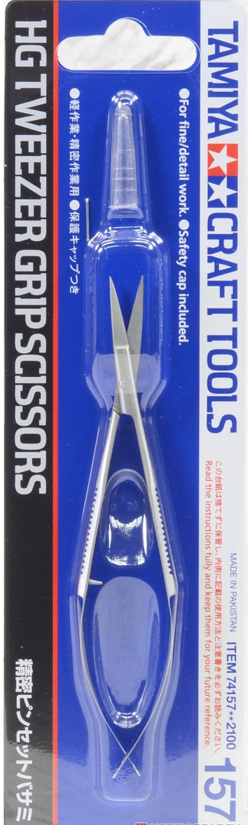 Tamiya 74157 HG Tweezer Grip Scissors Model Kit Tools Accessories