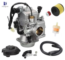 For Honda Foreman 450 4x4 TRX450FE TRX450FM Carburetor & Air Filter Oil Filter
