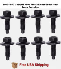 For 1962-1977 Chevy Ii Nova Front Bucketbench Seat Track Bolts 8pc Ships Free