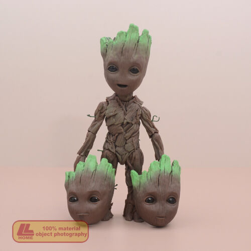 Anime Movie Guardians Baby Groot Cute PVC Figure Statue Toy Gift - Picture 1 of 8