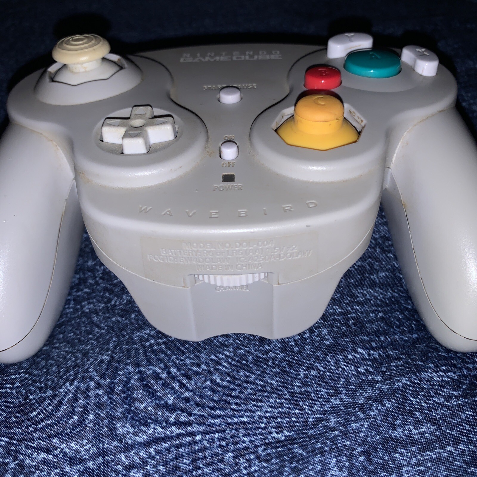 Nintendo GameCube OEM Genuine Wireless Controller ONLY Gray Wavebird | eBay