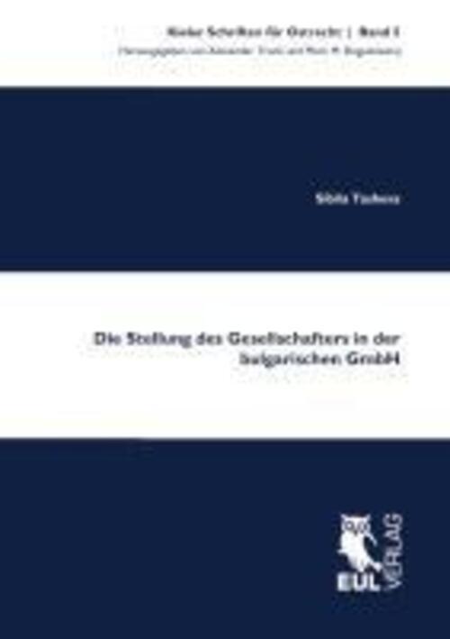 Die Stellung Des Gesellschafters In Der Bulgarischen Gmbh | Sibila