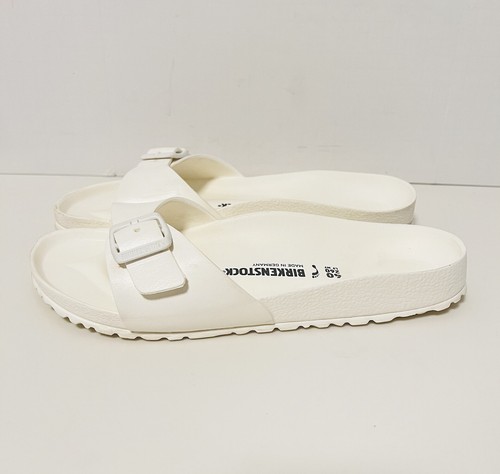 rubber birks white