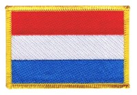 Luxemburg AufnäHer Flaggen Fahnen Patch AufbüGler 8X6Cm