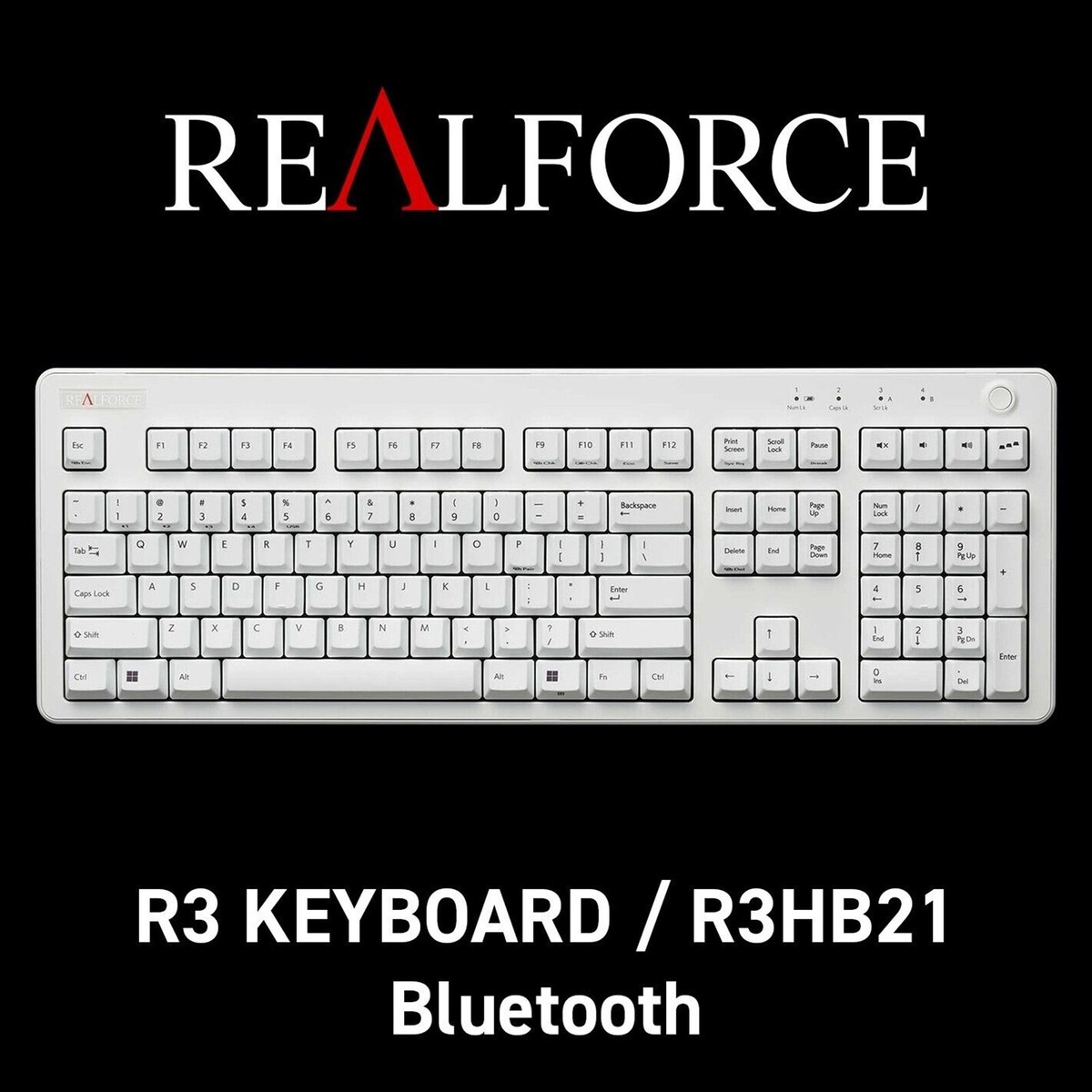Topre REALFORCE R3 Keyboard R3HB21 Bluetooth 5.0 USB US ANSI 45g