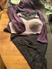 Victoria's Secret Paisley Angel Sport Bra Knockout Leggings Workout SET of 4