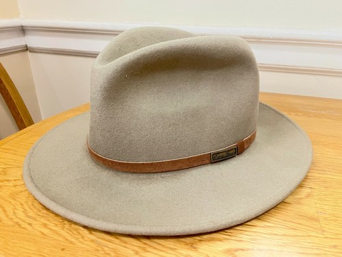 Vintage Eddie Bauer 100% Wool Fedora 