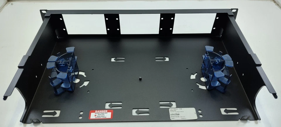 LEVITON 5R2UL-F06 500i SDX 2RU Flush Mount Fiber Dist and Splice Enclosure - Image 2 of 4
