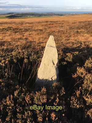 Foto 6x4 alte Grenzmarkierung am Hochmoor. Lockwood Parish Commondale Es c2021