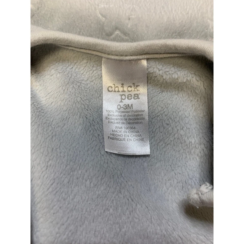 Saco de dormir Chick Pea niños niñas zorro gris 0-3M Foto 2 de 2