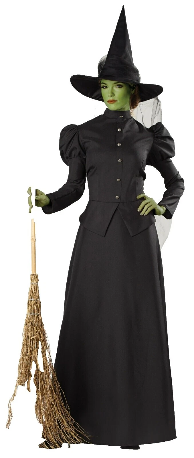 Black Size XL Witch Costumes for Women