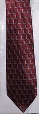 Van Heusen 100 Silk Tie Geometric pattern