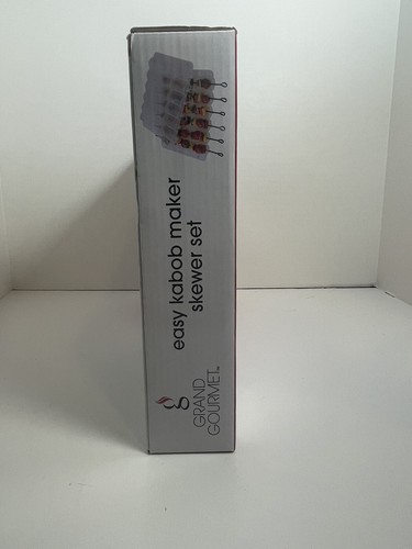 Grand Gourmet Easy Kabob Maker Skewer Set - New - Picture 2 of 5