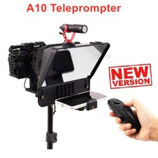 10" A10 teleprompter Remote Control For Smartphone DSLR Tablet Live Streaming