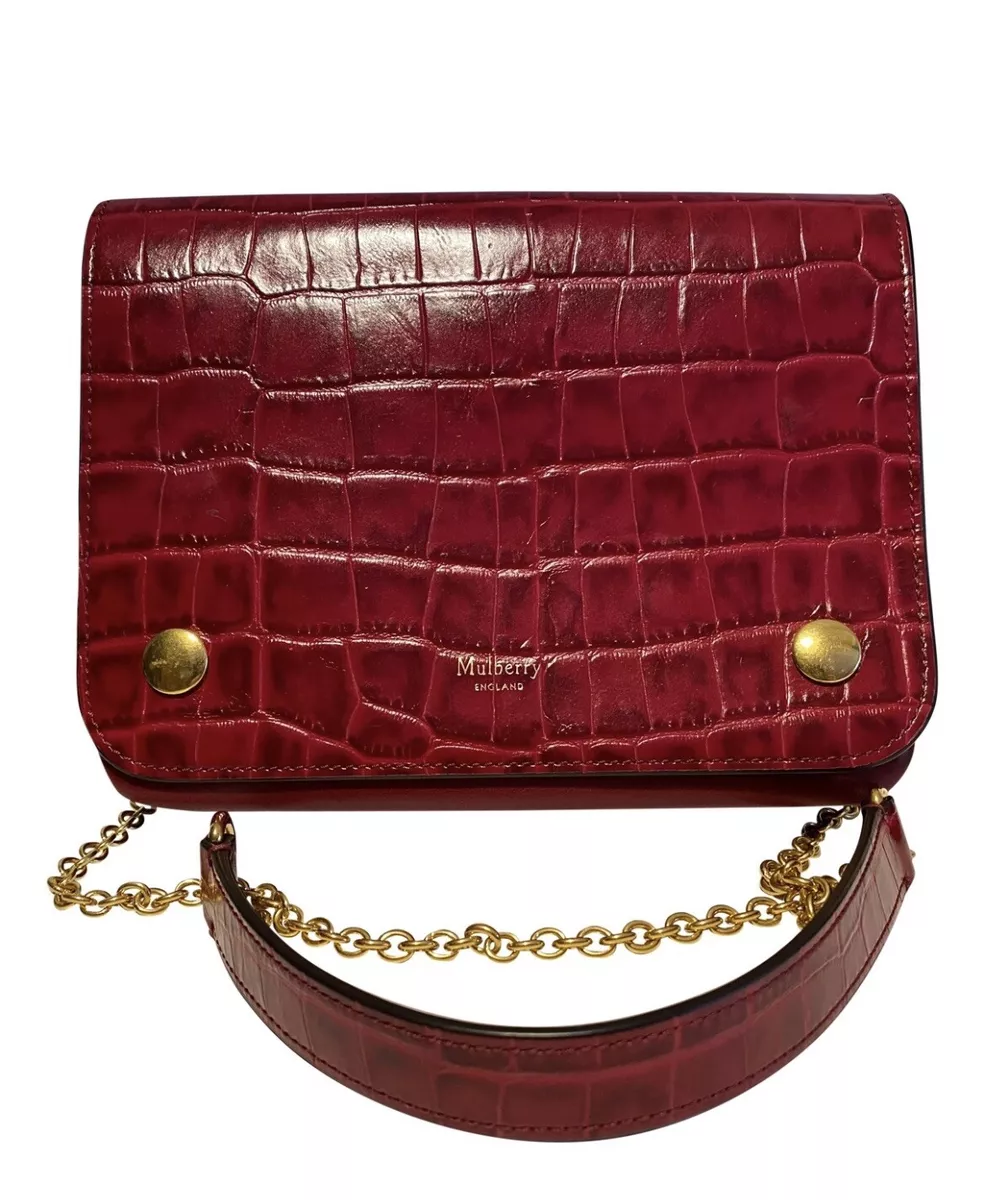 Mulberry croc online purse