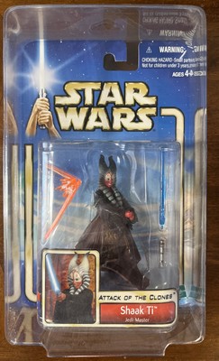 STAR WARS Shaak Ti Attack Of The Clones Figure With Protective Case