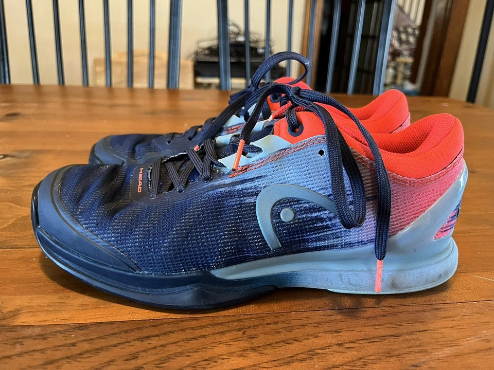 Tenis para cancha de arcilla HEAD Sprint Pro 3.0 azul marino/rojo para hombre talla 7,5 Foto 2 de 4