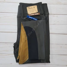 Tailored Sportsman Girls Vintage Trophy Hunter Boot Sock Breeches Black Olive