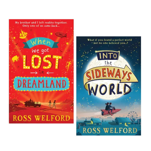 Harpercollins Publishers Ross Welford 2 Books (When We Got Lost In Dreamland, Into The Sideways World) - Ages 9-12 - Paperback - Image 2