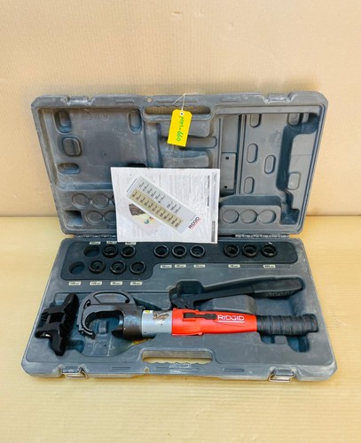 Ridgid RE 130-M Hydraulic Crimper/ Crimping Tool With 11 Die Sets | eBay