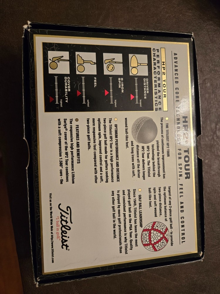 titleist hp2 tour golf balls titleist hp2 tour golf balls