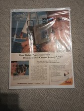 50's Kodak Eastman Co. Camera Home Movies Brownie Photos Vintage Print Ad