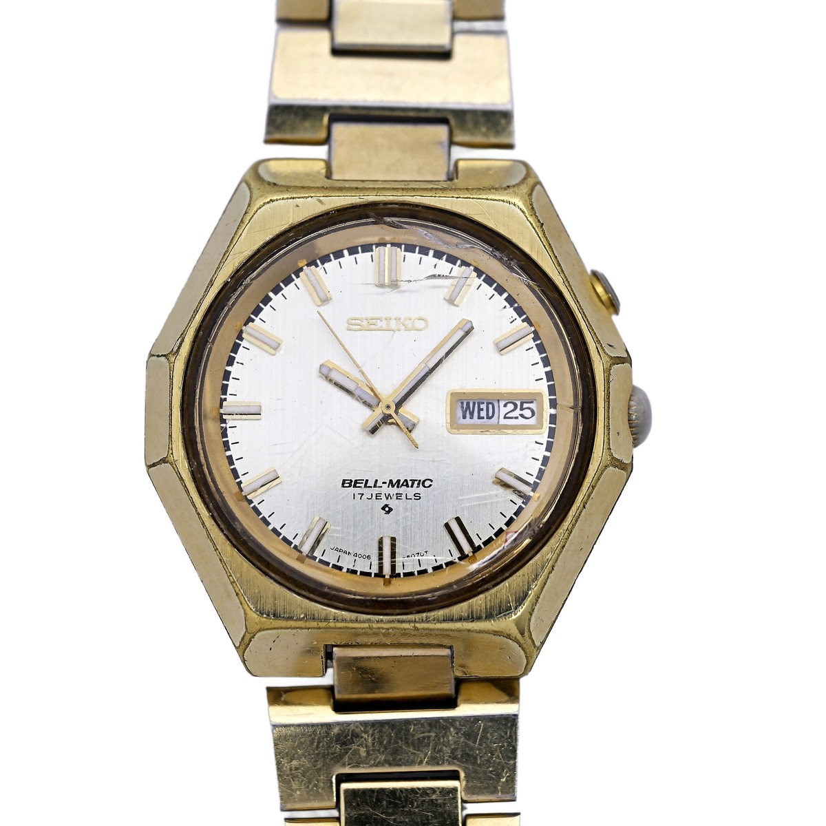 Seiko Vintage Bell-Matic Alarm 17 Jewel Automatic 4006 6050
