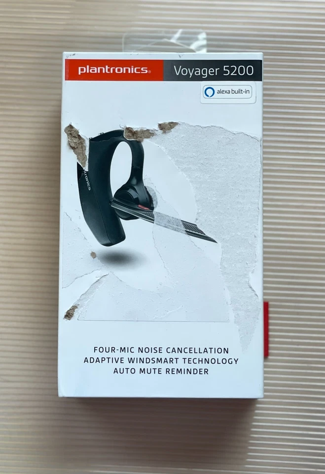 Auriculares Bluetooth Plantronics Voyager 5200 en negro (A364) Foto 4 de 4