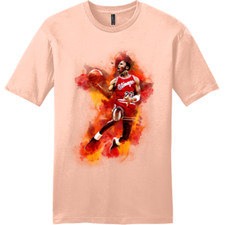 NEW Art Society x SWOD MJ WATERCOLOR Tee Shirt DUSTY PEACH SM-4XLRGE MADE IN USA