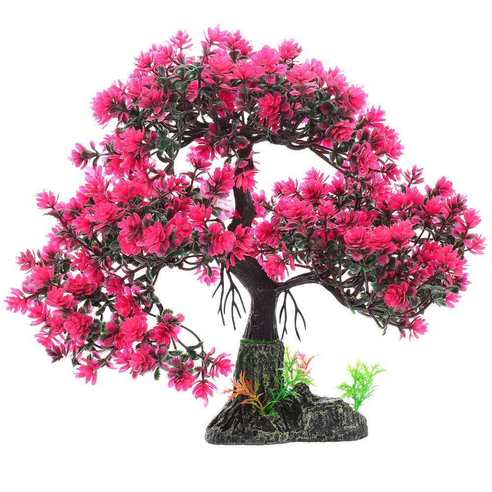 Aquarium Bonsai Tree Fish Tank Landscaping Artificial Aquatic Plant