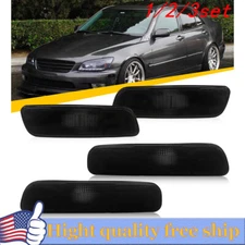 4/8x For 2001-2005 Lexus IS300 US Smoked LED Lens Lamp Side Marker Parking Light