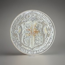 Great Britain 1927 - ½ Crown / Half Crown - George V 3rd Type; Modified Effigy