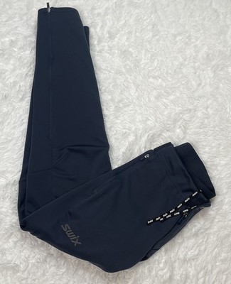 Swix Infinity Softshell Pants Men s Size M Medium Blue Fleece Lined Joggers