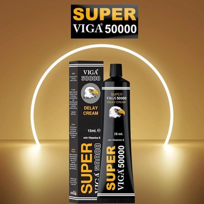 Viga 50000 for Men Long-Lasting Delay Cream 100% Natural...