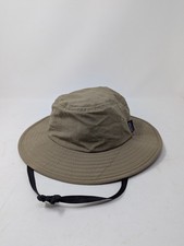 Patagonia Bucket Hat Boys Khaki Sun Hat Camping Fishing Hiking Travel Small S
