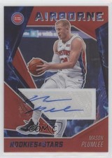 2020-21 Panini Chronicles Airborne Signatures Red Prizm Mason Plumlee Auto 0u8j