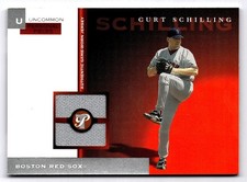 2005 Topps Pristine Curt Schilling Personal Pieces Relics Game Worn Jersey /200